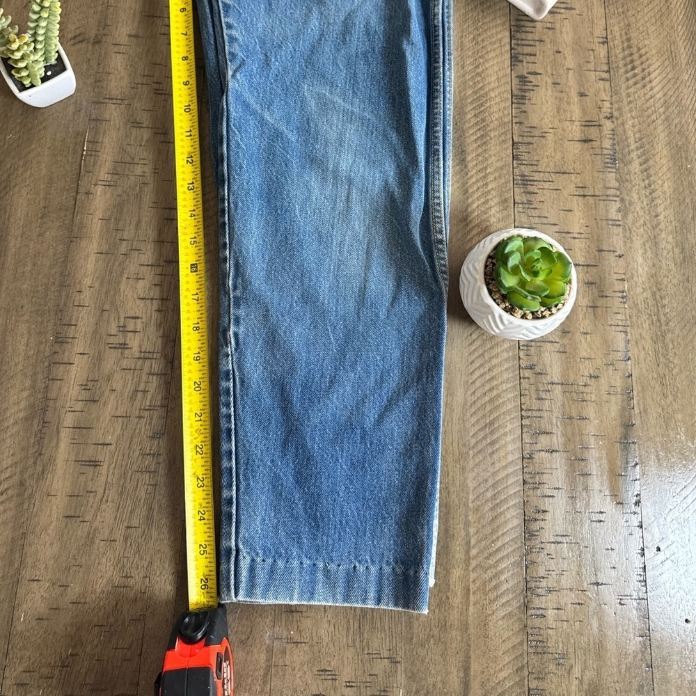 U.R Free Vintage  Blue Boyfriend Jeans - Picture 3 of 9